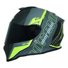 Capacete Moto Mormaii M1 Neon X Verde Fosco + Narigueira