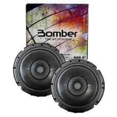 Par Alto Falantes 6 Polegadas Bomber 100w Rms 4 Ohms Som Automotivo Porta