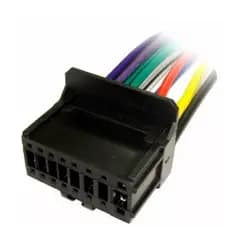 Chicote Para Rádio Cd Player Pioneer 1550 / 2550 / Deh-p5080ub Fusível Embaixo ORIGINAL