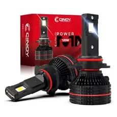Kit Lampadas Ultra LED Cinoy 16.000 Lumens H7 H8 H11 HB3 HB4 HIR2 16 Mil Lumens Com Canceller O Mais Forte do Mercado!!