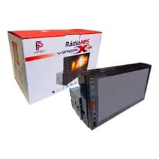 Central Multimidia 1 Din 7 Polegadas ViperX Bluetooth USB Espelhamento a Fio Full Touch
