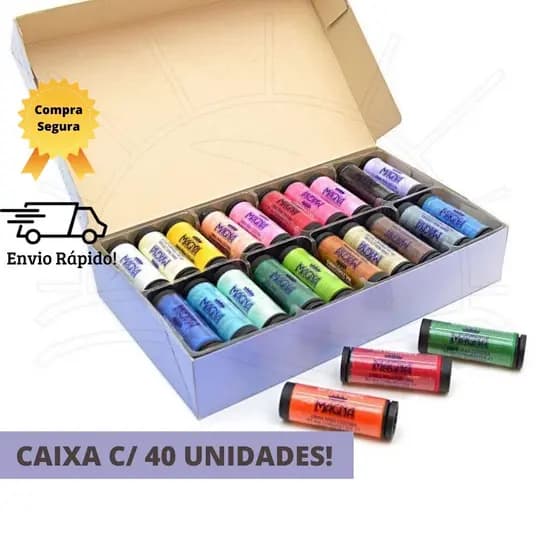 Linha para Costura Corrente Magna Profissional - 40 tubos