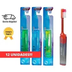 Escova de Dente Dental Para Viagem - 12 unidades