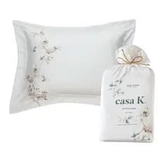 Jogo de Cama Casal Bali Fibra de Bambu 400 Fios 4 Peças Kacyumara