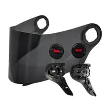 Viseira Capacete Ls2 Ff358 Fumê Fw3 Gt + Reparo Completo