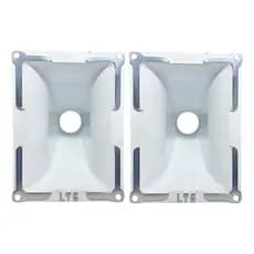 Kit 2 Corneta Lts 1209 Lente 12-09 1 Polegada Parafuso Jarro Trio Paredão Aluminio Quadrado