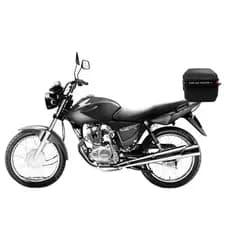 Bau Bauleto stoned 35 ou 52 Litros + Suporte Bagageiro Churrasqueira Honda Titan 150 2004 a 2008