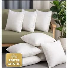 ENCHIMENTO DE ALMOFADA CHEIO 45X45CM  KIT DE ATÉ 6 UNIDADES ENVIO RÁPIDO