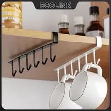 Kit 3Pcs Suporte De Metal Porta Xícaras Canecas Utensílios Em Geral Para Pendurar No Armário MANIA