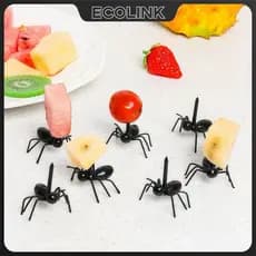 Kit 12-36 Pçs Palito Para Petisco Formigas Queijos Frutas Doces Pães Espetos Decorativo