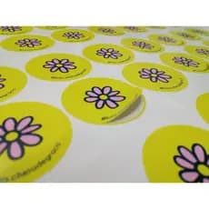 200 Etiquetas em Vinil Adesivo Personalizadas 4x4cm