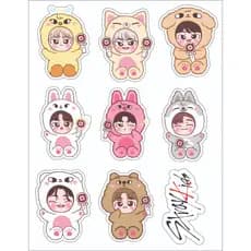 Stray Kids Cute Imã de Geladeira MDF