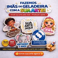 25 Imãs de Geladeira Personalizados com Arte do Cliente MDF