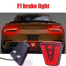 F1 Luz De Freio Estilo Universal Para Carro Luzes Piloto De Nevoeiro Traseiro " Tail Third Brake Lamp " SUV JDM BBA 12V