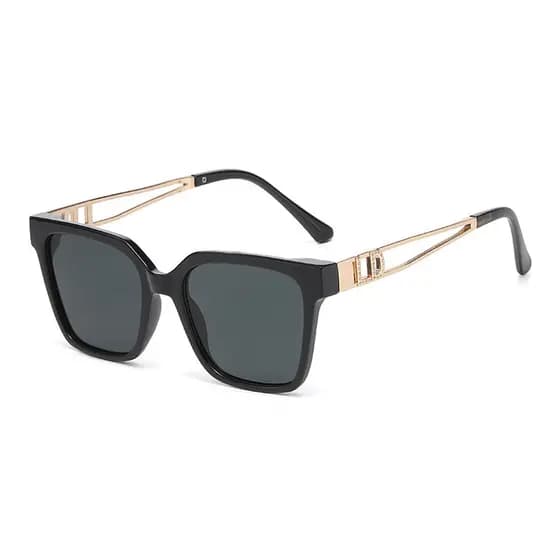 Novo estilo óculos quadrados moda All-Match armação de plástico óculos de sol protetor solar ao ar livre