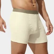 Homens Jacquard antibacteriano macio pijama calças seta verão algodão solto casa confortável juventude Boxer A5232