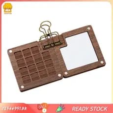 [18544951 . br] Paleta Portátil , De Pintura De Viagem , Mini Caderno De Aquarela , Com Clipe De Metal , Presente Para P