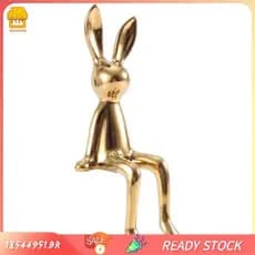 [18544951 . br] Estátuas Artesanato Em Cerâmica Brilhante Moderno Nórdico Figuras De Animais Ornamento Decorativo Fácil