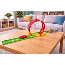 Pista Carrinho Brinquedo Montar Educativo Acao Lançador Diversao 360 Graus Infantil