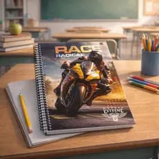 Caderno 10 Materias Moto Caderno Menino 10 Materias 160 folhas