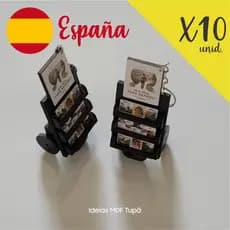 Em Espanhol - Kit 10 Chaveiros Carrinho de Publicações JW