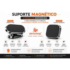 Suporte Magnético para celular veicular - suporte de celular para carro