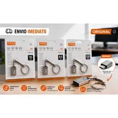 Mini PenDrive 16GB, 64GB e 128GB USB 3.0 Brinde Adaptador TipoC para Celular
