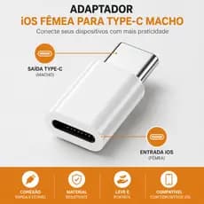 Adaptador Lightning Iphone Para Tipo C