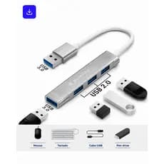 Hub USB  4 Portas, com USB 3.0 para PC e Notebook Original Peining Alta Qualidade