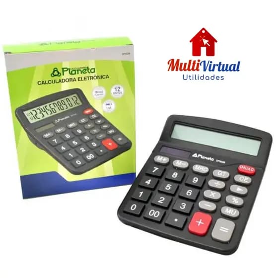 Calculadora Eletronica 12 Digitos Planeta ENVIO IMEDIATO