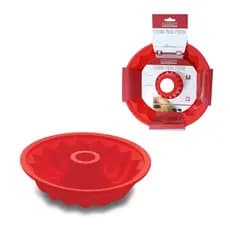 Forma Pudim Furo Silicone Hauskraft Envio Imediato