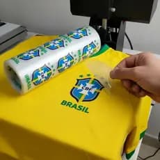 Kit 20 DTF Termocolante Escudo da Seleção Brasil