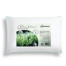 Travesseiro Com Aromaterapia Alecrim Antialérgico Toque Macio Tecido Percal Hotel 5 Estrelas 50X70cm