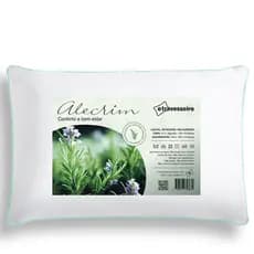 KIT 2 Travesseiro Com Aromaterapia Alecrim Antialérgico Tecido Percal Hotel 5 Estrelas