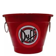 Balde de Gelo Térmico em Alumínio 6,5L Red - Cerveja Duff Beer