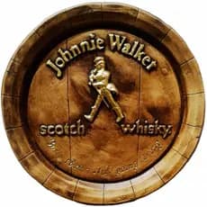 Tampa de Barril Rústica Grande em Alto Relevo Decor - Whisky Scotch