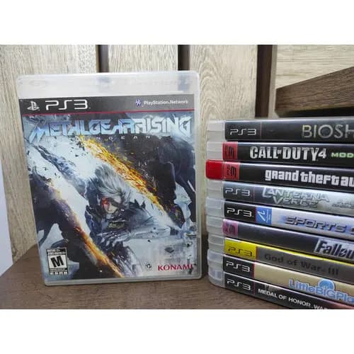 Jogo Metal Gear Rising R. Original Para Ps3 - Midia Física