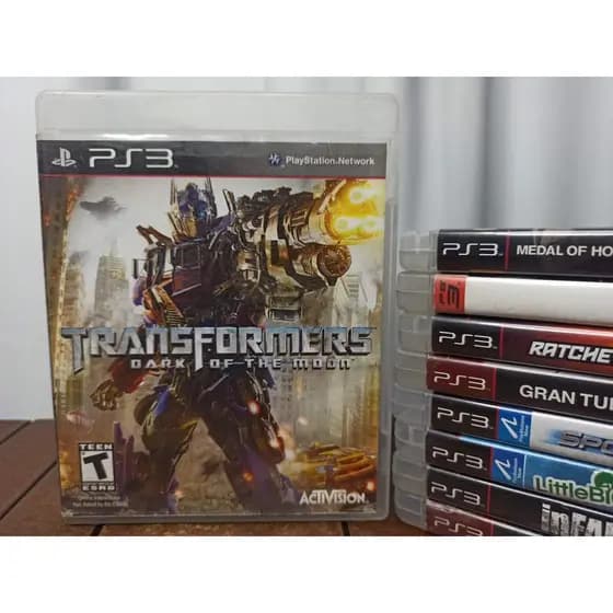Jogo Transformers Dark of the Moon Original Ps3 Mídia Física