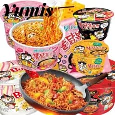 Lamen Coreano Bowl Samyang Buldak Sabores Carbonara , Frango, Queijo + 1 Hashi