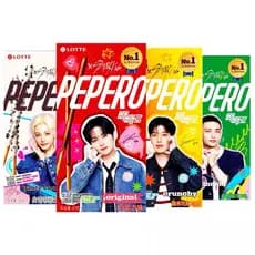 Stray Kids escolha seu ídolo Biscoito Coreano Original Pepero Palitos C/ Chocolate