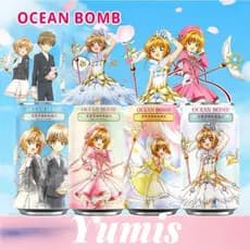 Refrigerante Ocean Bomb Lata 330 ml Sakura Card Captors e Sailor Moon