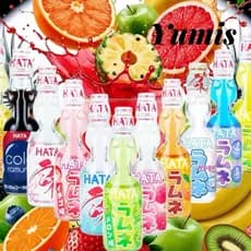 Ramune bebida gaseificada importada do Japão