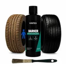 Vonixx Vintex Darker  Selante Renovador Pneu Pretinho Renova Plásticos e Borrachas De Carros e Motos
