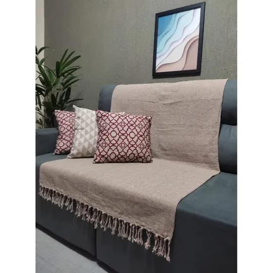 Manta Para Sofa Casal 100% Algodão Luxuosa Gigante Estilo capa de sofá