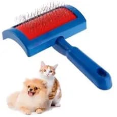 Escova Rasqueadeira de Plástico para Limpeza e Cuidados de Animais