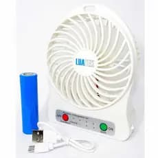Mini Ventilador De Bolsa 3 Força Recarregável Silencioso