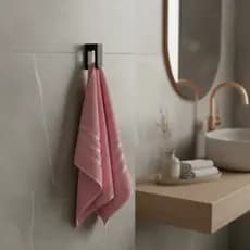 Porta Toalha de Parede 3D | Suporte Porta Toalha Compacto para Banheiro | Design Moderno - Levatech