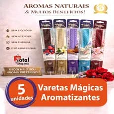 Kit Vareta Mágica Perfumada Ardecor Aromatizante de Ambiente - Pacote com 5 unidades
