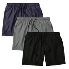 Kit Bermuda Masculina Tactel Lisa Básica Esportiva
