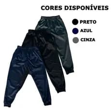 Calça Infantil De Frio Flanelada Inverno Escolar Jogger Menino Tamanhos 2 ao 8
